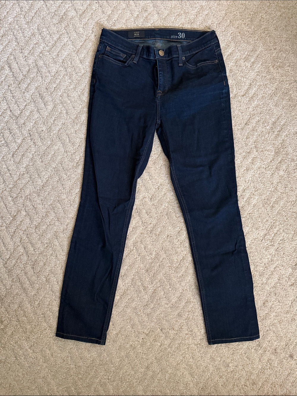 Jcrew Women's Dark Blue Slim Jeans - Classic Stretch Fit